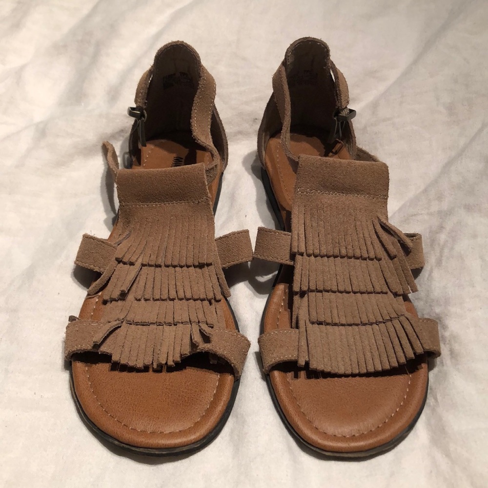 Minnetonka Fringe Sandals